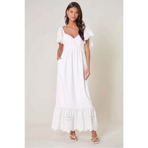 NWT Sugarlips white maxi dress